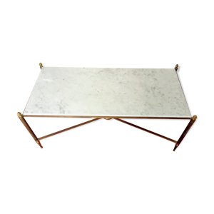 table basse marbre blanc