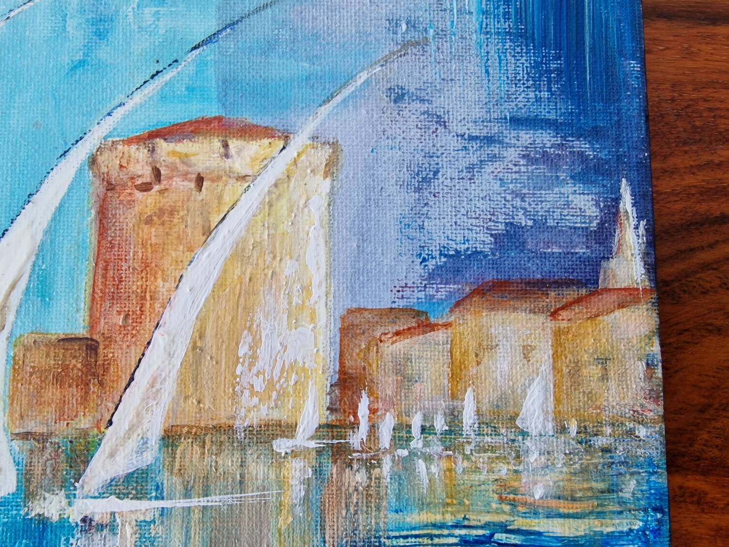 Seascape painting La Rochelle