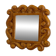 Carved wooden mirror