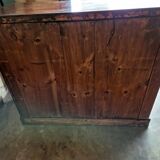 Mahogany and mahogany veneer sideboard - English work from the Victorian period - Circa 1870-1880