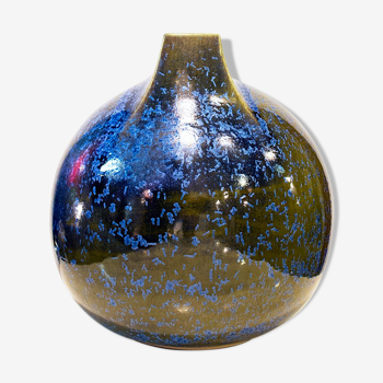 Vase en grès par Franco Bucci pour Laboratorio Pesaro Italia Anni '70