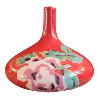 Vase soliflore barbotine