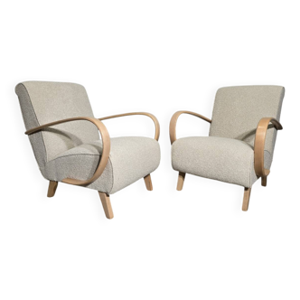 Armchairs by Jindrich Halabala, 1940s, Set of 2