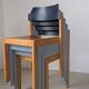Set of 4 stackable chairs by Rainer Schell