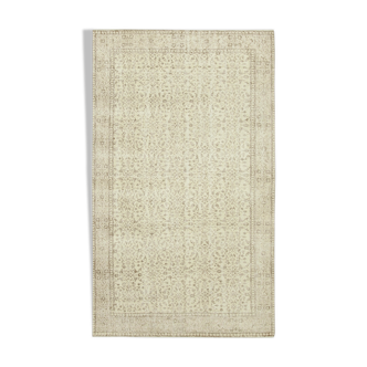 Tapis beige tissé à la main 166 cm x 276 cm