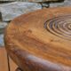 Tabouret tripode en bois, pieds en bois tourné
