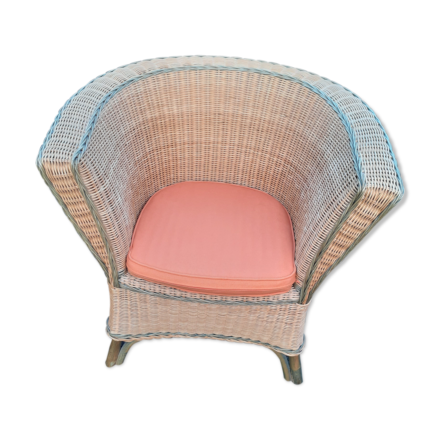 Rattan armchair