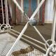 Wrought iron dessert table from the 1950s.
