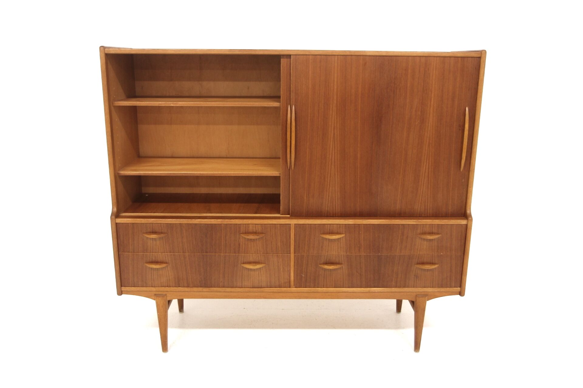 Scandinavian teak and oak sideboard, Sweden, 1960