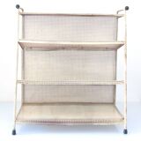 Large Mategot style fifties vintage magazine rack