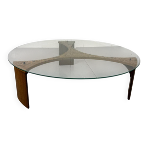 table basse ronde en - style