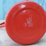 Red enamelled broc