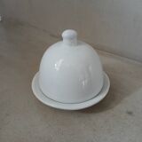 Beurrier individuel en porcelaine