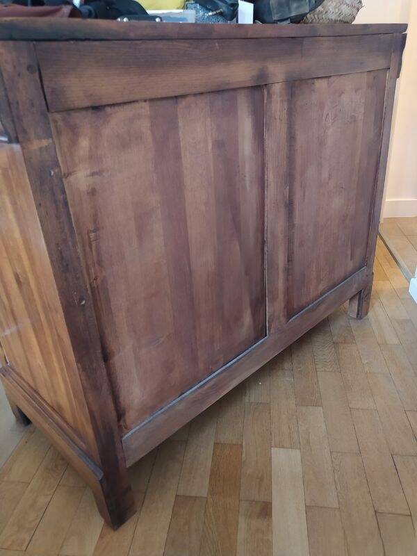 Commode ancienne Louis- Phillipe en merisier massif (19ème)