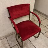 Milo Baughman (1923-2003), in the style of. Set of 6 chairs