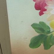 Grand tableau bouquet de fleurs  91,5 x 60,5