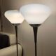 Pair of Italian floor lamps 1980 Murano glass