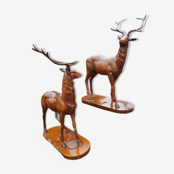 Paire de cerfs