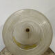 Vintage suspension 60s, 70's, white and yellow glass pop decoration