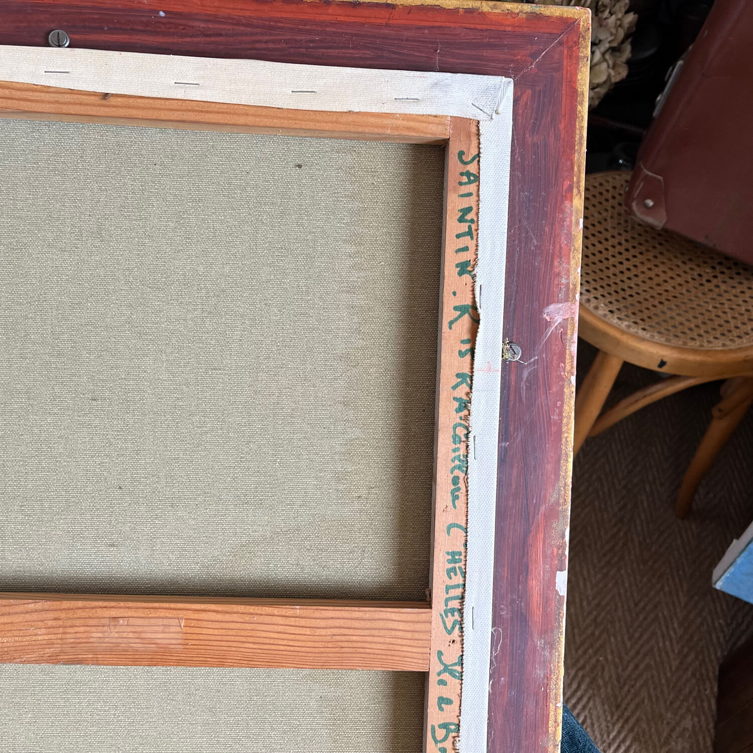 Painting by Rene Saintin