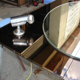 Large mirror light around 1970