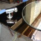 Large mirror light around 1970