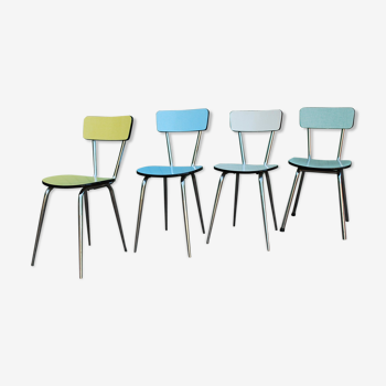 Set of four chairs in formica