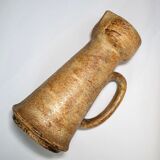 Vintage Saint Clément vase in beige ceramic