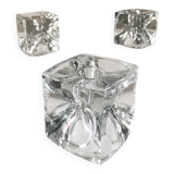 3 “cube” candlesticks circa 1960, design Rudolf Jurnikl
