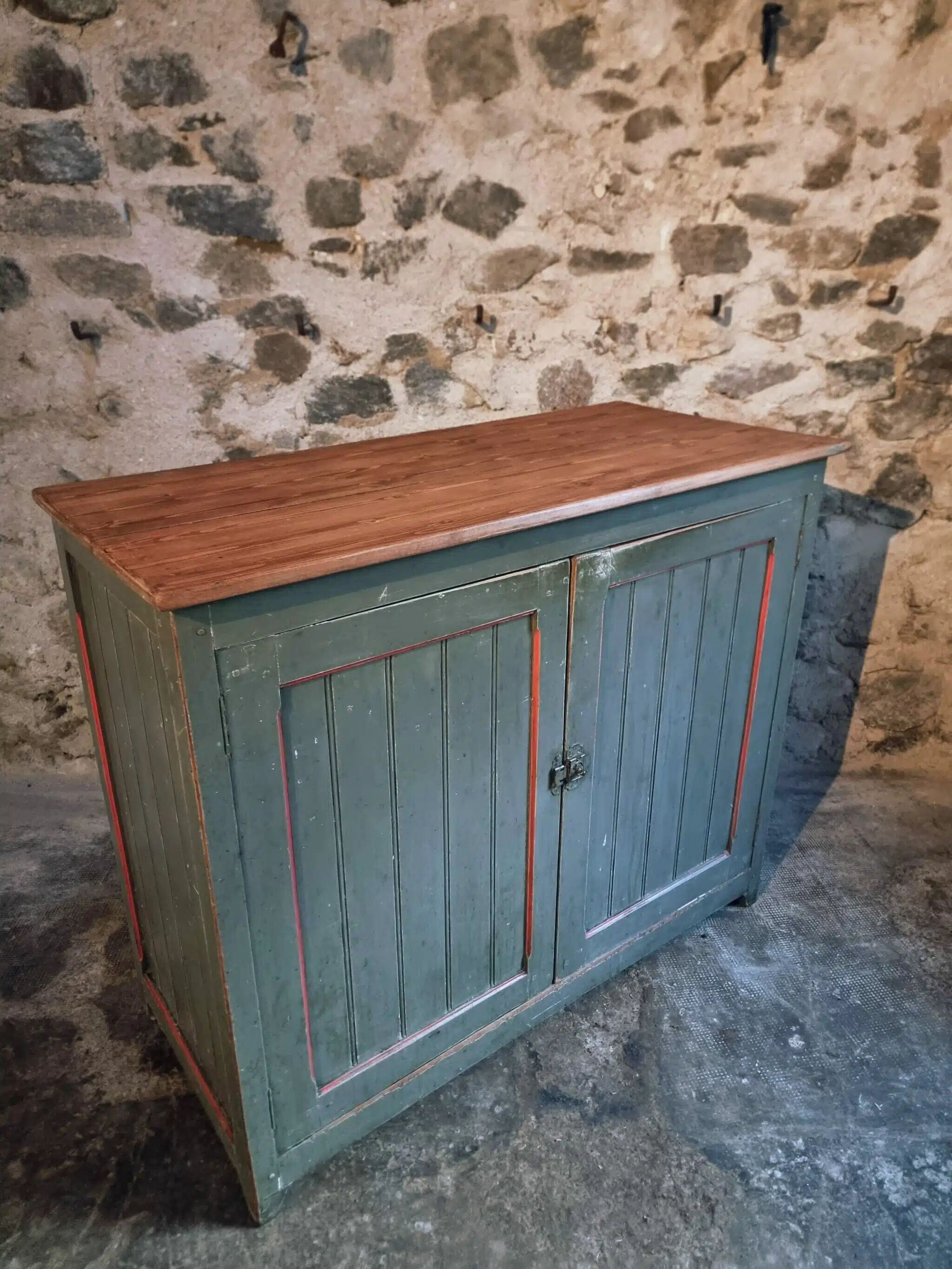 Vintage French pine sideboard – 1930s/1950s