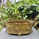 Large Art Deco brass planter