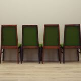Ensemble de quatre chaises en palissandre, design danois, années 1970, éditeur : Dyrlund