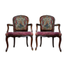 Pair of armchairs epoque Louis XV
