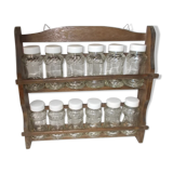 Vintage spice shelf