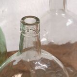 Anciens vases en verre (vers 1920). Ensemble 3 pièces #12