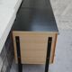 Enfilade pieds métal compas