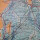 Vintage large format school map - Indian Ocean