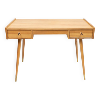 Mid-century walnut desk, Germany, 1950s,