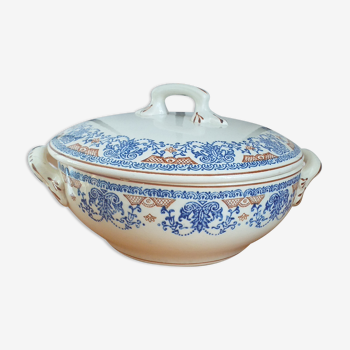 Longwy porcelain soup kitchen Rouennais model