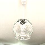 Suspension with transparent checkered glass steering wheels