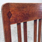 Early 20th Century Art Deco Dining Chair Set, 1920s, Set of 3