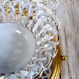 Openwork ceramic cup