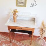 Old and beautiful marble console