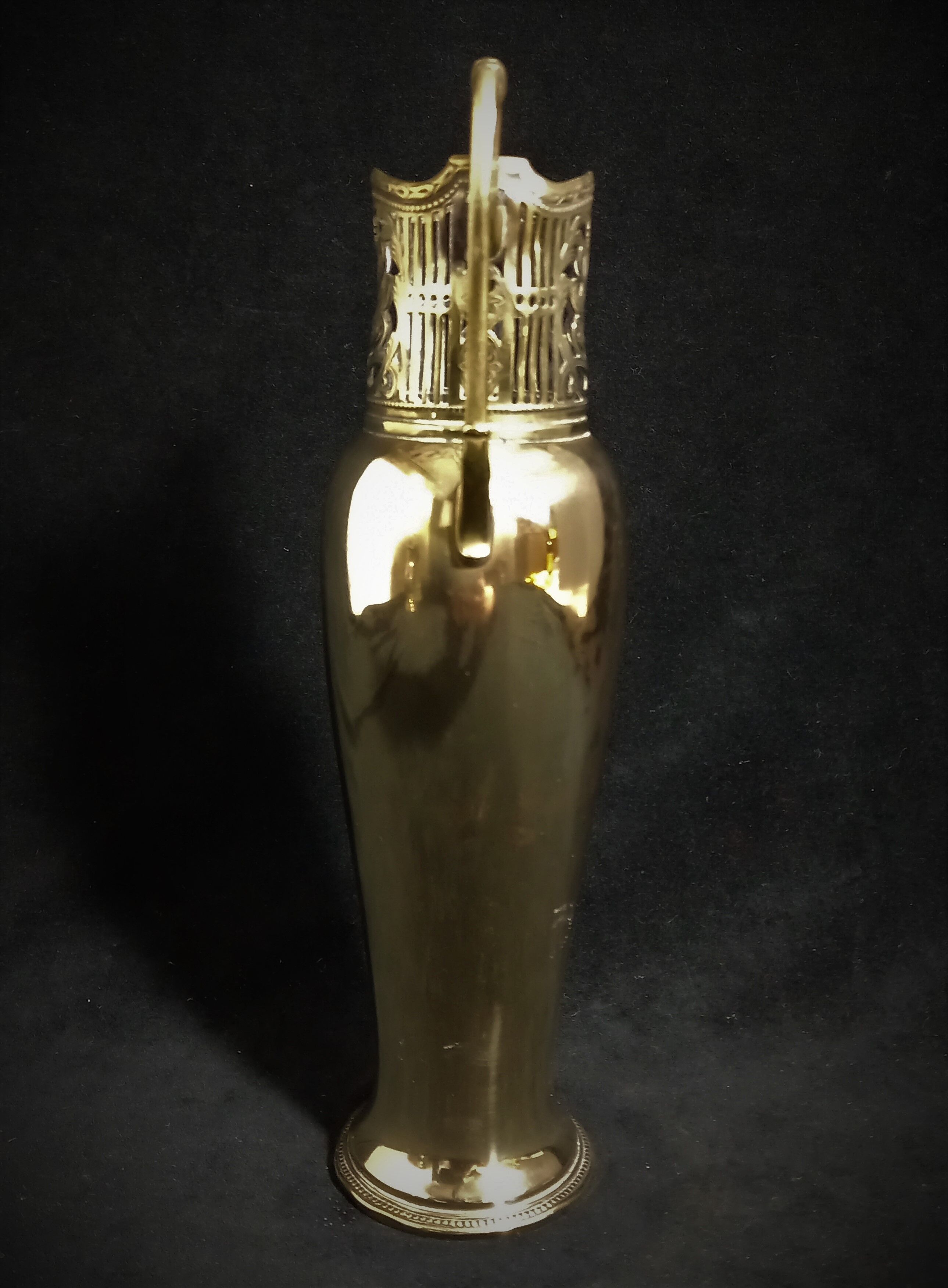 WMF Art Nouveau brass vase