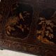 Important Asian Coffee Table, in black lacquered wood – Mid 20th century