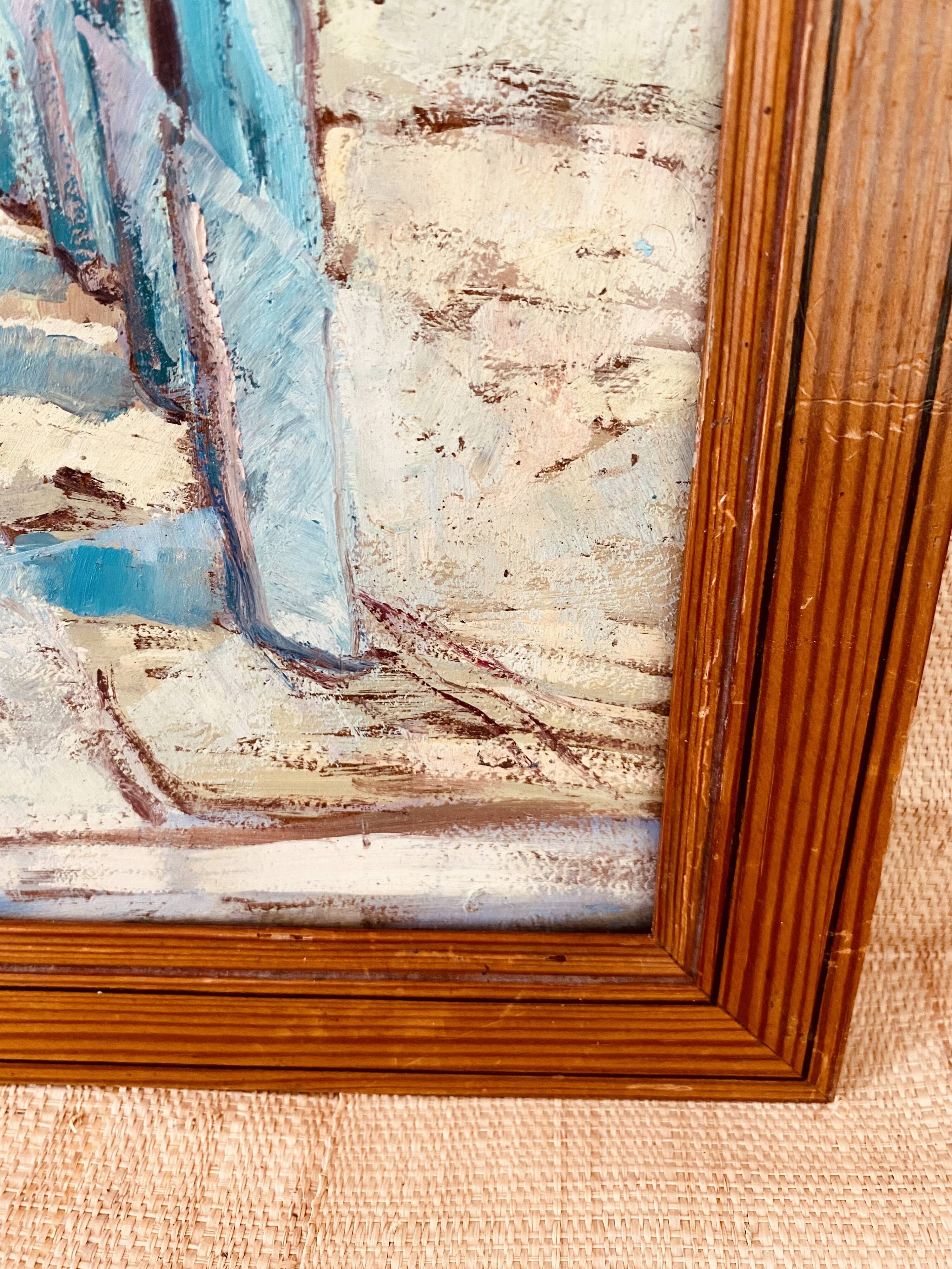 "Fawn oil" encased in glass