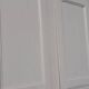Pair of 19th-century cupboard doors and frame, woodwork