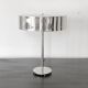 Chromed metal desk lamp 1970