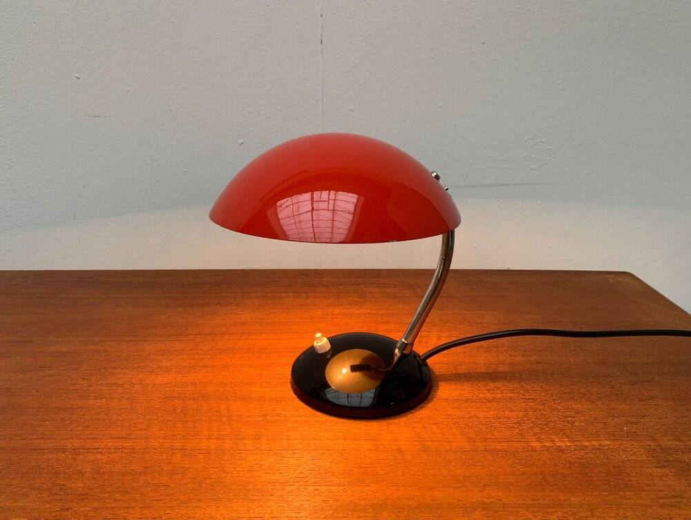 Mid-century minimalist table lamps by Josef Hurka for Drukov, Brno, set of 2.