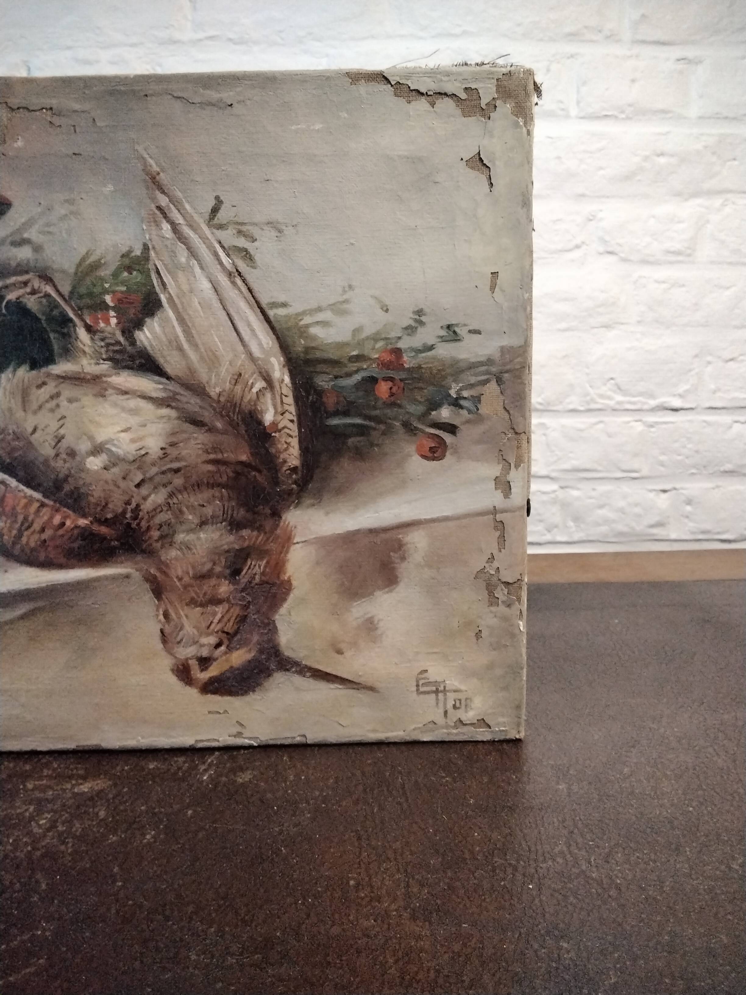 Oil on canvas still life